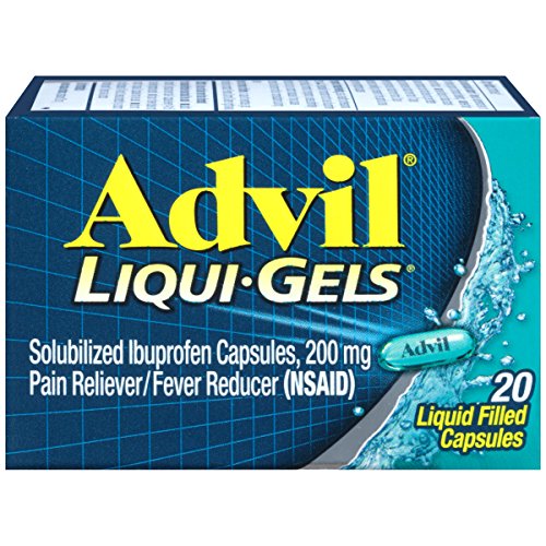 Advil Liqui-Gels Pain & Fever Reducer Solubilized Ibuprofen 200mg - 20 Count