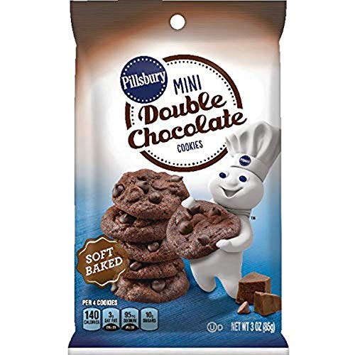 Pillsbury Mini Soft Baked Double Chocolate Cookies, 6 Count
