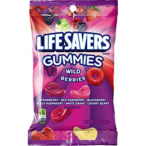 LIFE SAVERS Wild Berries Gummies Candy, 7-Ounce