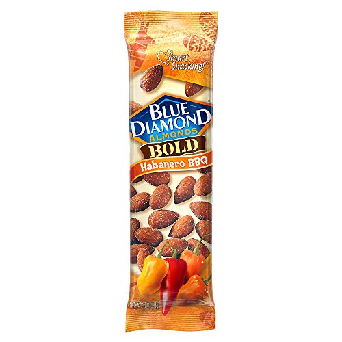 Blue Diamond Almonds, Bold Habanero BBQ, 1.5 Ounce, 12 count