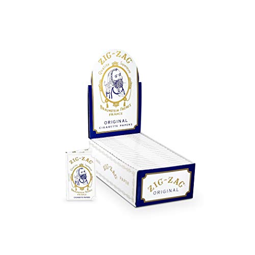 ZIG-ZAG Original White Papers (24 Booklets Retailers Box)