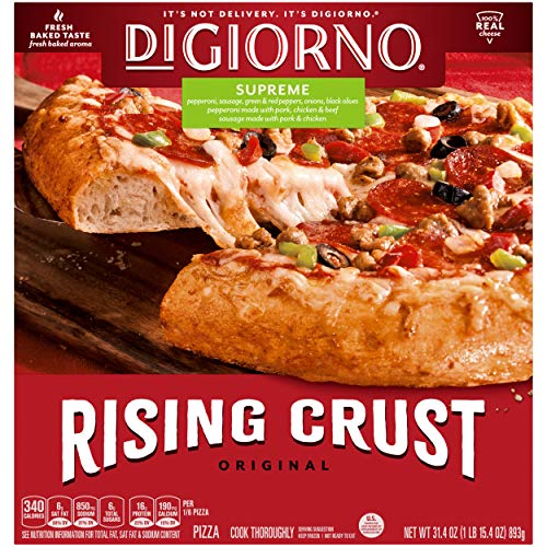 DIGIORNO Supreme Frozen Pizza with Rising Crust, 31.5 oz.