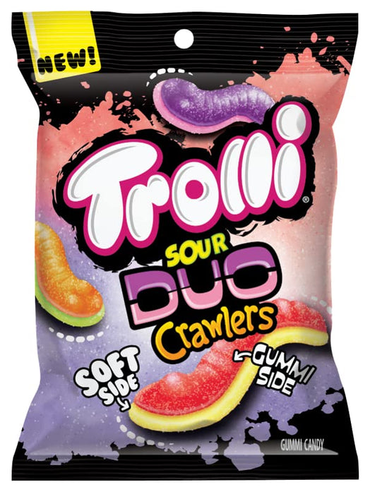 Trolli Flipside Duo Crawler Peg Bag 4.25 oz Single Bag