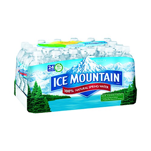 Ice Mountain Brand Natural Spring Water, 16.9-Ounce (Pack of 24)