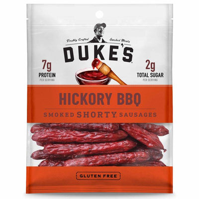 Duke's Smoked Shorty Hickory BBQ Pork Sausages, 5 Ounce
