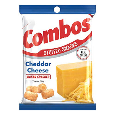 COMBOS Cheddar Cheese Cracker Baked Snacks 6.3-Ounce Bag