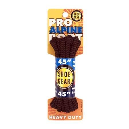 Pro Alpine Work Boot Shoe Laces 45 inch Brown/Blk