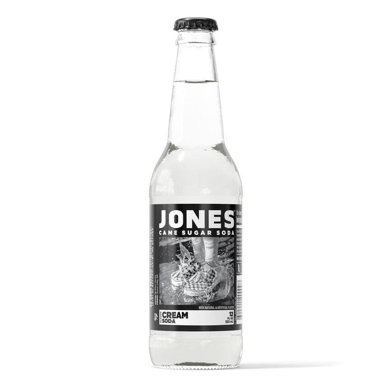 Jones Soda Co. Cane Sugar Cream Soda 12oz (12-Bottles)