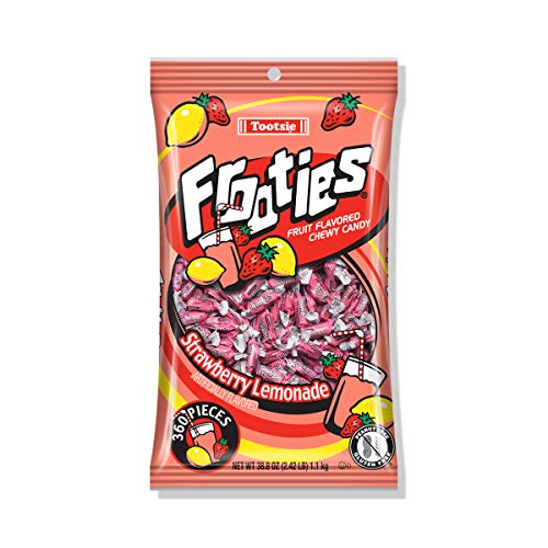 Tootsie Roll Frooties Strawberry Lemonade Chewy Candy 360-Piece 38.8oz Wholesale Bag