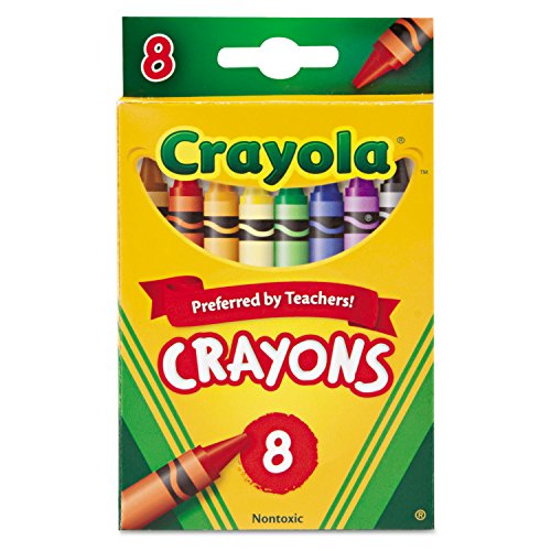 Crayola 52-3008 Crayons Assorted Colors 8 Count