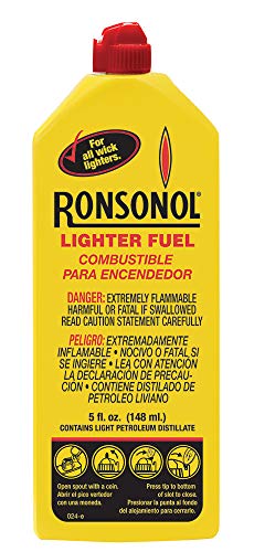 Ronson 99061 5 Ounce Ronsonol Lighter Fuel, 5 oz, Yellow