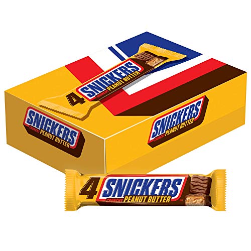 SNICKERS Peanut Butter Squared Sharing Size Chocolate Candy Bars 3.56-Ounce Bar 18-Count Box