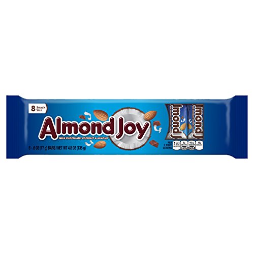 ALMOND JOY Snack Size Candy Bars (8-Count, 4.8-Ounce)