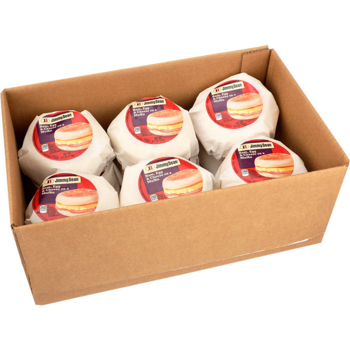 Sara Lee Ham Egg Cheese Muffin Single Box
