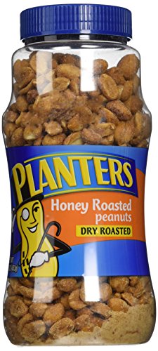 PLANTERS Honey Roasted Peanuts 16 oz. Resealable Jar