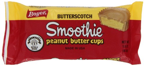 Boyer Candy Co Butterscotch Peanut Butter Smoothie Cup, 1.6-Ounce Packages (Pack of 24)