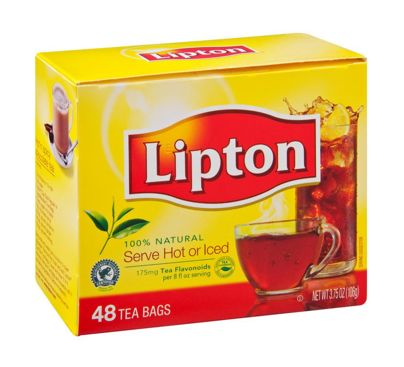 Lipton 100% Natural Tea (412860) 48 ct