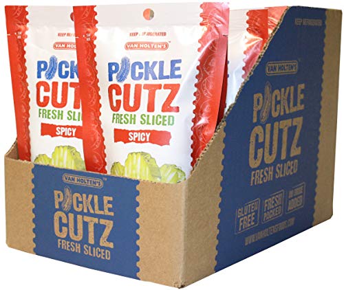 Van Holtens Fresh Spicy Pickle Cutz, 3.75 Ounce -- 12 per case.