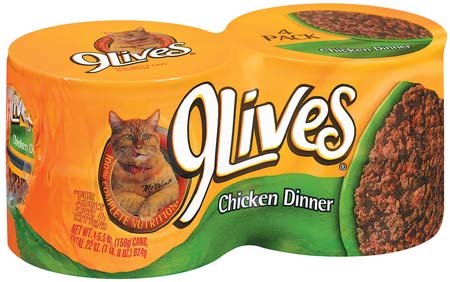 9 Lives Chicken Dinner (793611) 4 Count Per Pack