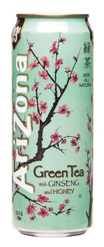Arizona Green Tea, 23-Ounces (Pack Of 24)