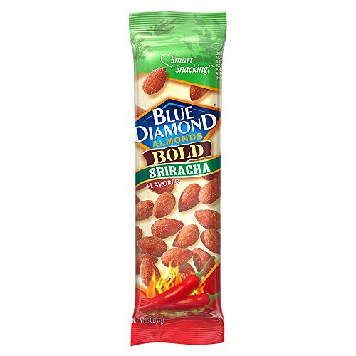 Blue Diamond Almonds, Bold Sriracha, 1.5 Ounce (Pack of 12)