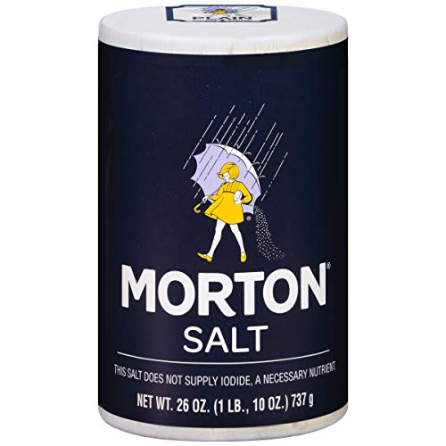 Morton Table Salt, Non-Iodized, 26 Ounce Canister