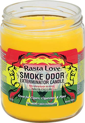 Smoke Odor Exterminator 13 oz Jar Candle Rasta Love
