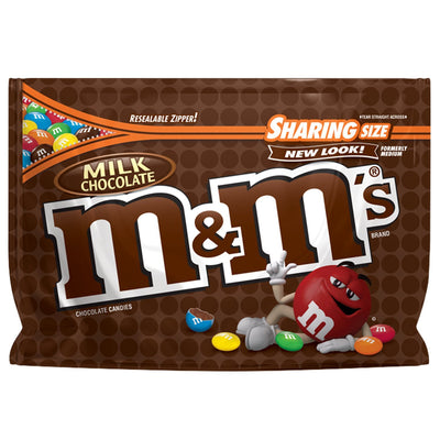  M&M'S Peanut Milk Chocolate Candy Bulk Pack, Sharing Size, 10.7  oz Bag (Pack of 12) : M&M'S: Grocery & Gourmet Food