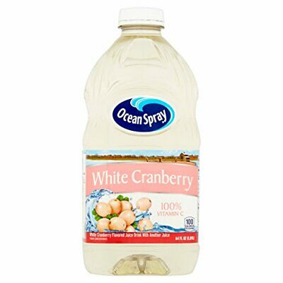 Ocean Spray White Cranberry Juice Drink 64 Ounces (8-Pack)