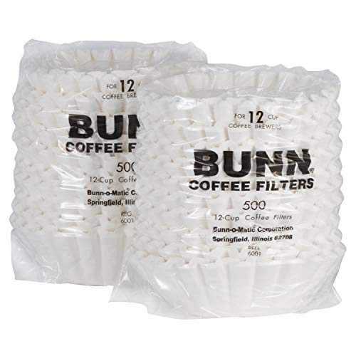 BUNN 20115.0000 12-Cup Paper Filters for Brewers - 1000 Count