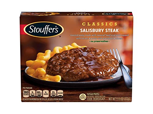 Nestle Stouffers Salisbury Steak, 9.62 Ounce -- 12 per case.