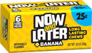 Now & Later Original Banana Taffy Chews Candy 24-Pack Wholesale