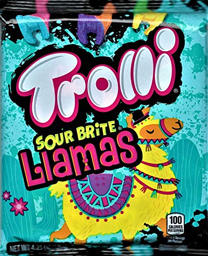 Trolli Sour Brite Llamas Gummi Candy, 4.25 Ounce