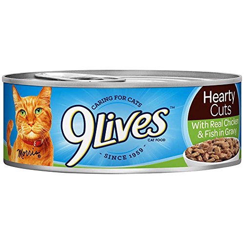 9Lives Tender Slices with Real Chicken in Gravy Cat Food, 5.5 Ounce Can