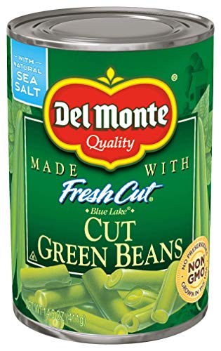 Del Monte Cut Green Beans No Salt Added, 14.5-Ounce