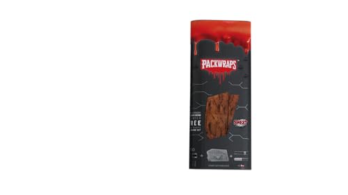 PackWraps Natural 3-in-1 Herbal Rolling Papers Hemp Wraps Kit with Tips & Packing Tube 2 Count Sweet (Pack of 10)