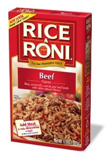 Rice A Roni, Beef Flavored Rice, 6.8 oz Bowl
