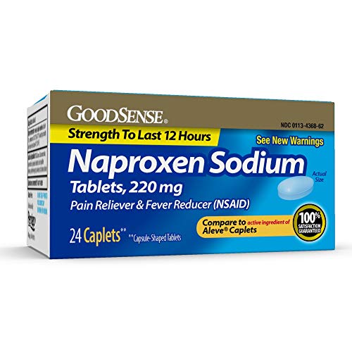 GoodSense Naproxen Sodium Tablets, 220 mg 24 Count