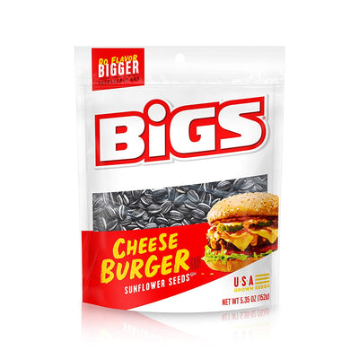 BIGS Cheeseburger Sunflower Seeds, 5.35 Ounce Bag
