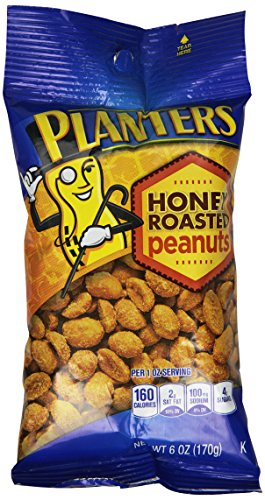 Planters Peanuts Honey Roasted, 6-Ounce