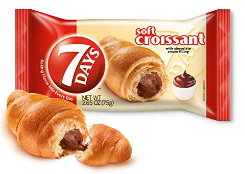 7Days Soft Croissant, Chocolate Filling 6 Count