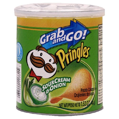 Pringles Grab and Go Sour Cream & Onion, 1.41 oz