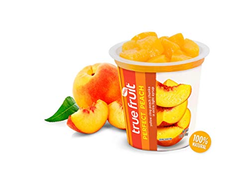 Sundia True Fruit Perfect Peach with Lid, 7 Ounce -- 12 per case.