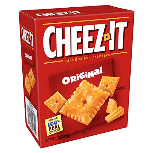 Cheez-It Baked Snack Cheese Crackers, Original, 4.5 oz Box