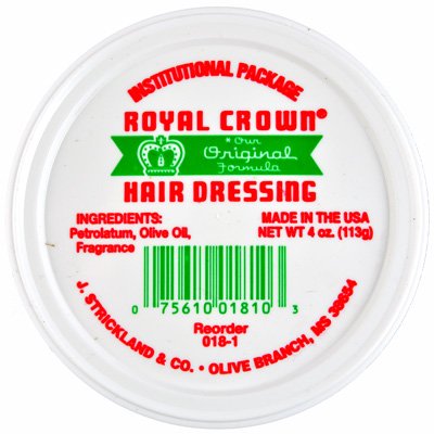 Royal Crown Hair Dressing Pomade, 4 Ounce