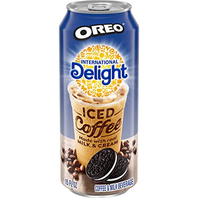 International Delight Iced Coffee, Oreo Cookie, 15 Fl Oz, Pack of 12