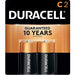 Duracell CopperTop C Alkaline Batteries 2-Pack Wholesale
