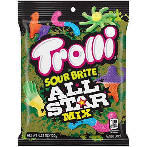 Trolli Sour Brite Crawler All Star Mix, 4.25 Oz
