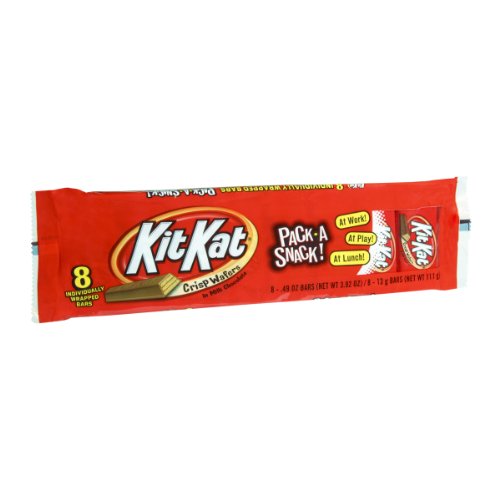 Kit Kat Crisp Wafers in Milk Chocolate Pack A Snack Individual Bars 8 pk