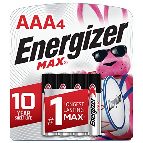 Energizer AAA Batteries, Max Alkaline, 4 Count